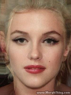 Marilyn Monroe Kristen Stewart Morphed Morphthing