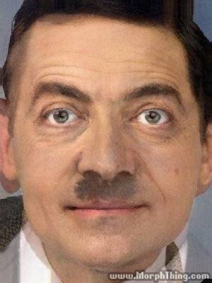 Adolf Hitler, Rowan Atkinson (Morphed) - MorphThing.com