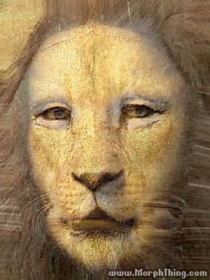 mona lisa lion