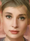 Allison Mack and Audrey Hepburn