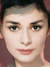 Audrey Tautou and Audrey Hepburn