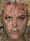 Hillary Duff and Jessica Alba, Darth Maul